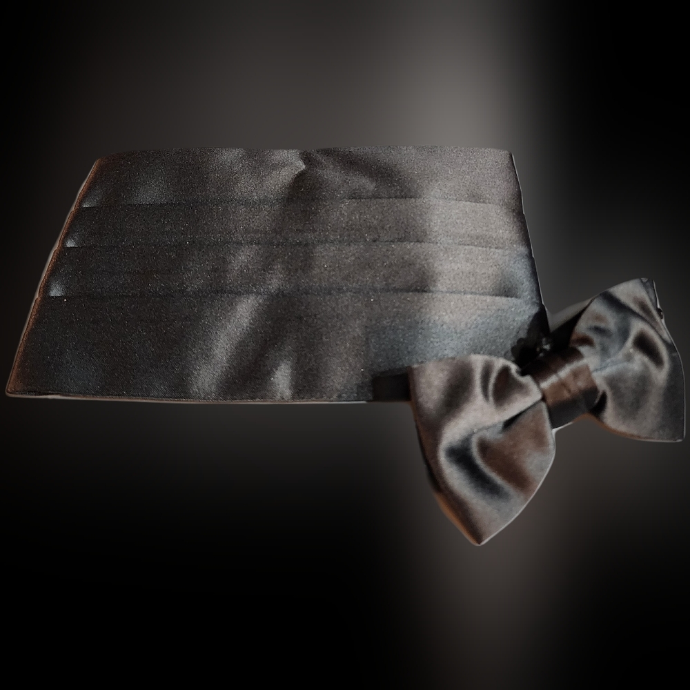 MODA CUMMERBUND AND TIE SET